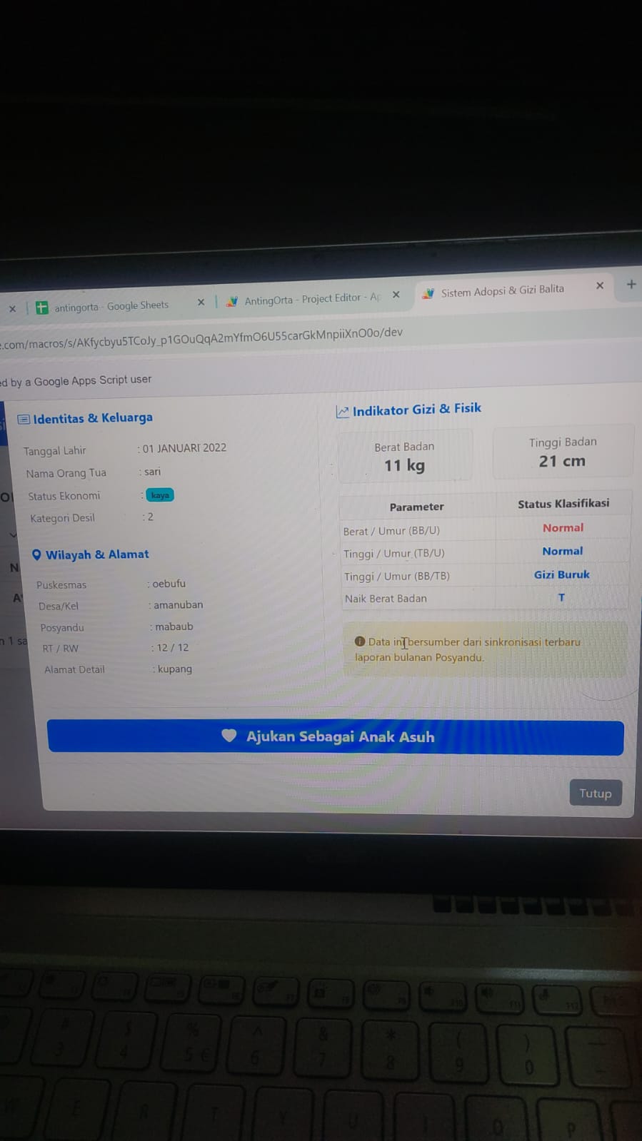 Sosialisasi Stunting di Desa